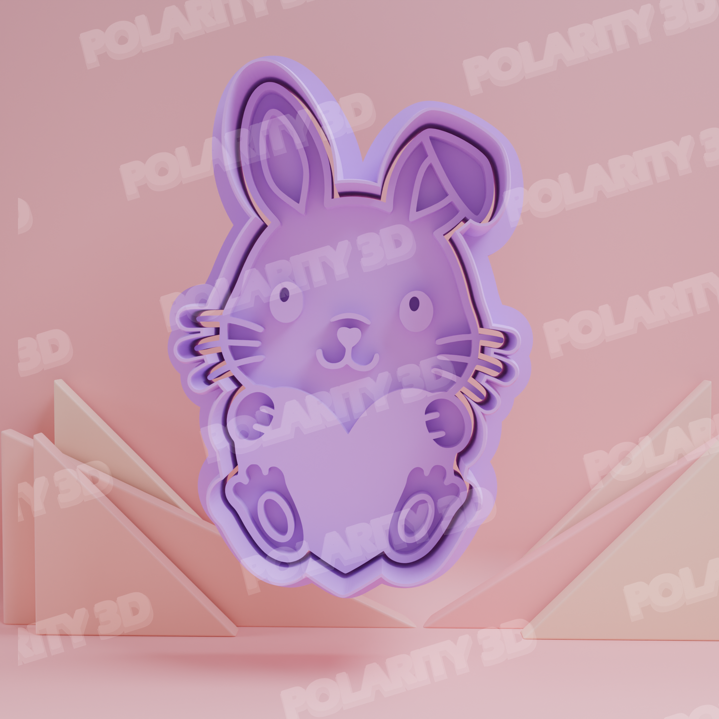 Cortador de Galleta Conejo con Corazon