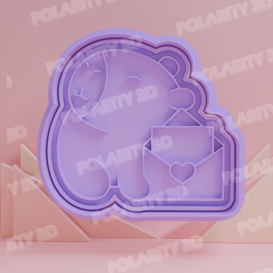 Cortador de Galleta Capibara con Carta