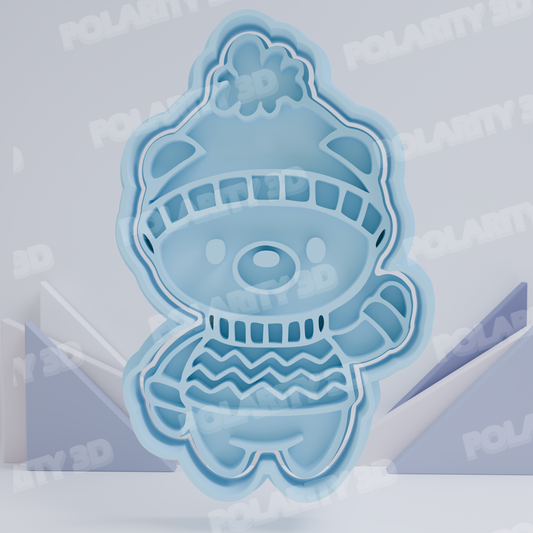 Cortador de galletas Oso con sueter