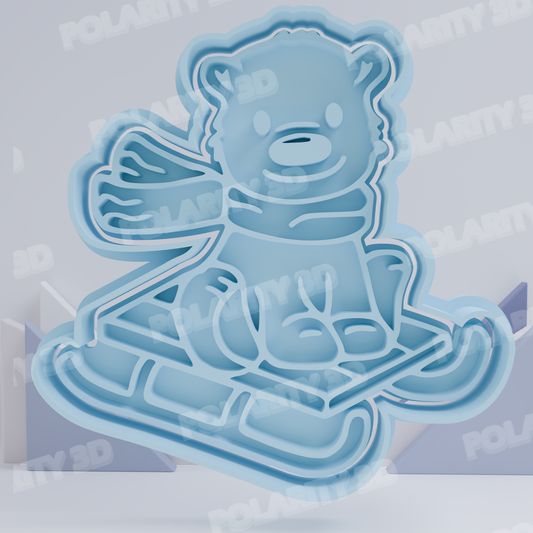 Cortador de galletas Oso en trineo