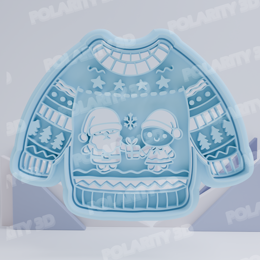 Cortador de galletas Suéter navideño